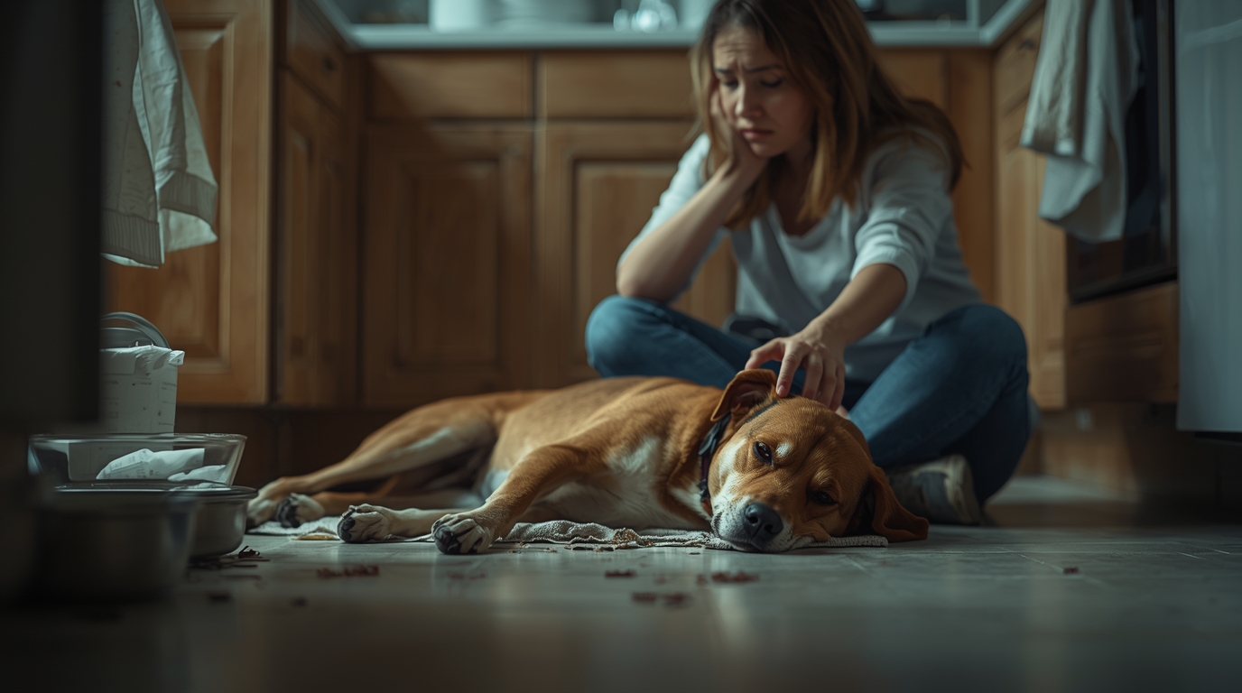 dog vomiting and diarrhoea